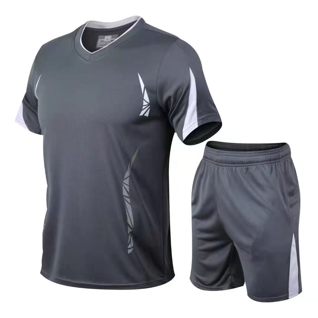 Men GYM fitness clothing set Picture color