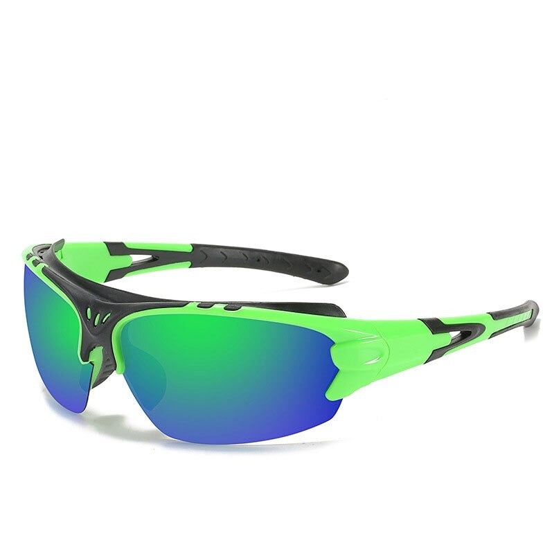 Men Fashion Polarized Sunglasses C2 Green Mirror