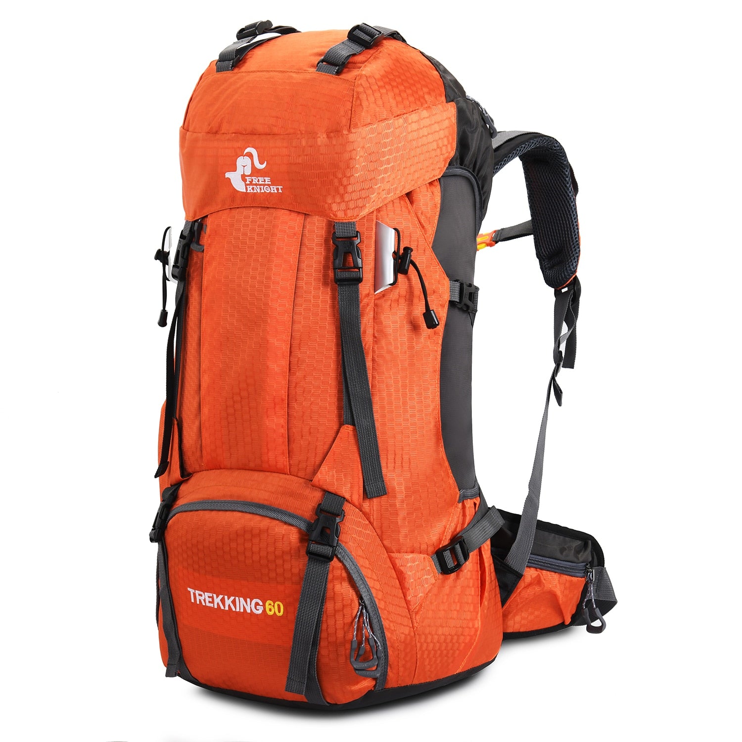 Waterproof Climbing Backpack Orange 50 - 70L