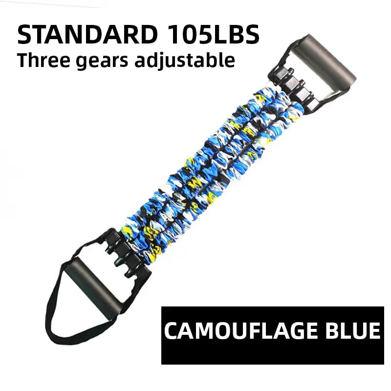 Adjustable Chest Expander Resistance Bands Basic BLUE 105LBS
