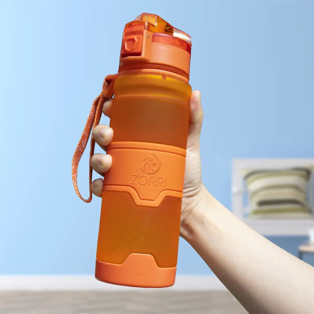 BPA Free Plastic Sports Water Bottle Orange