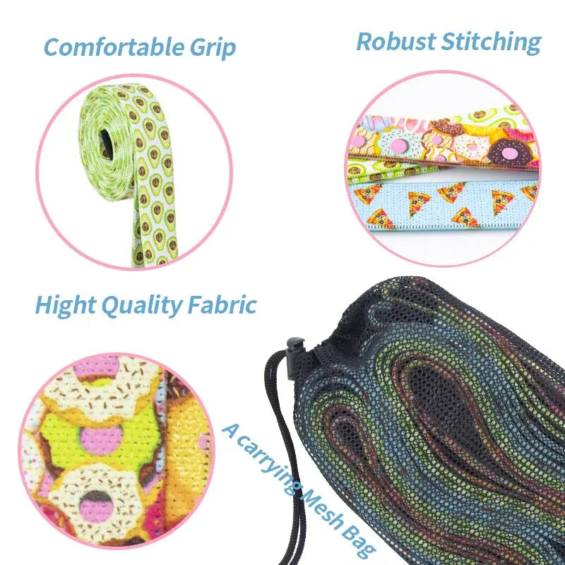 Booty Fabric Resistance Bands Set