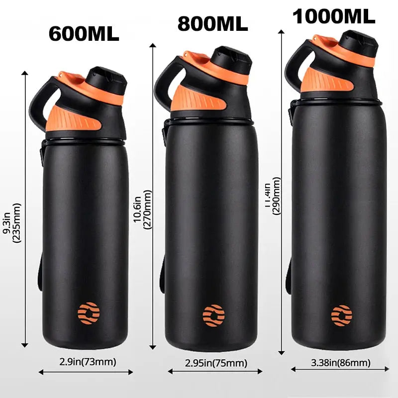 Double Wall Vacuum Flask With Magnetic Lid