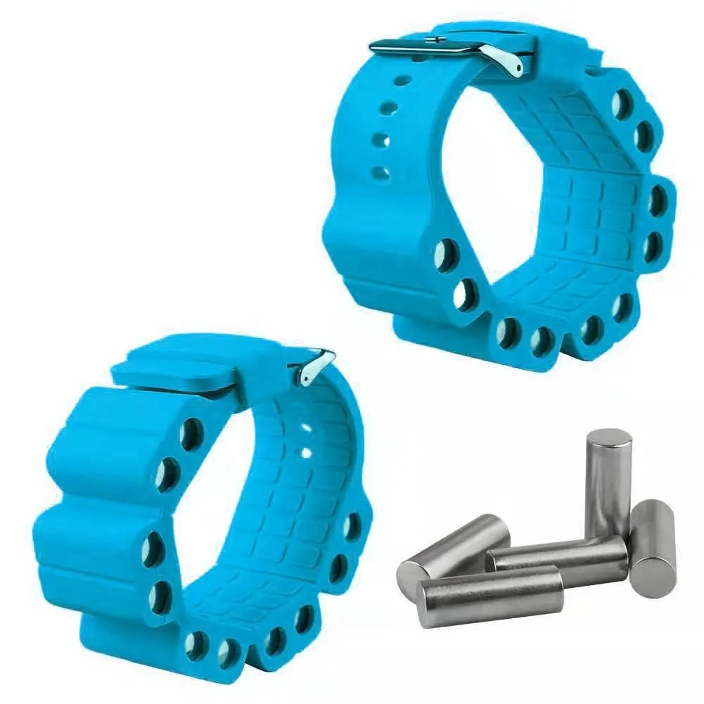 Durable Wrist Weights Silicone Bracelet Sky Blue