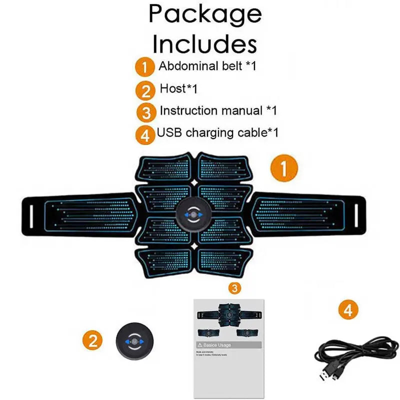 EMS Electronic Abdominal Muscle Stimulator