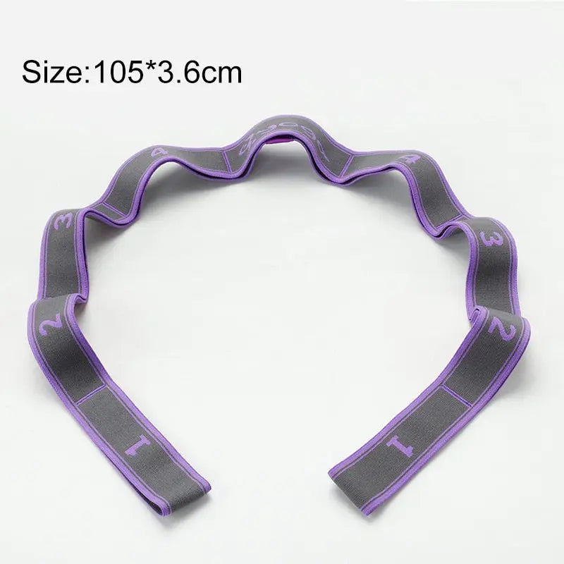 Elastic Latin Dance Stretching Belt B-Purple