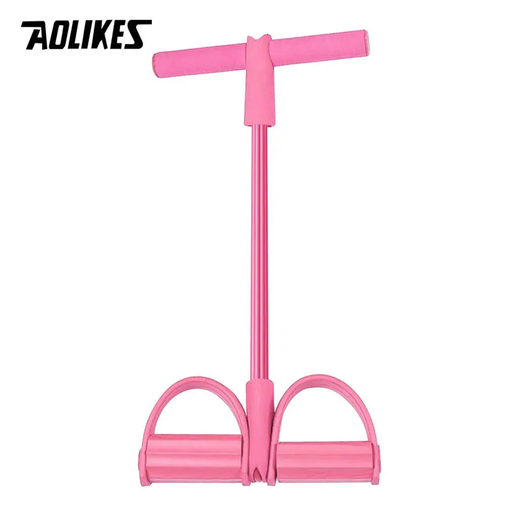 Elastic Pull Ropes Exerciser Type B--Pink