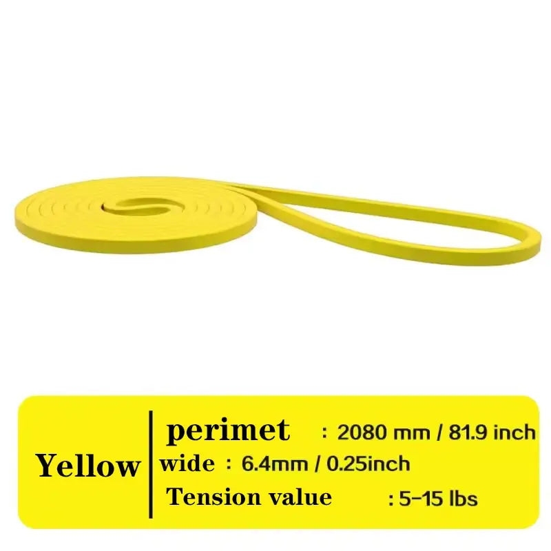 Elastic Training Gym Resistance Bands Yellow