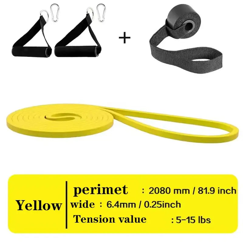 Elastic Training Gym Resistance Bands DD X0 Yellow