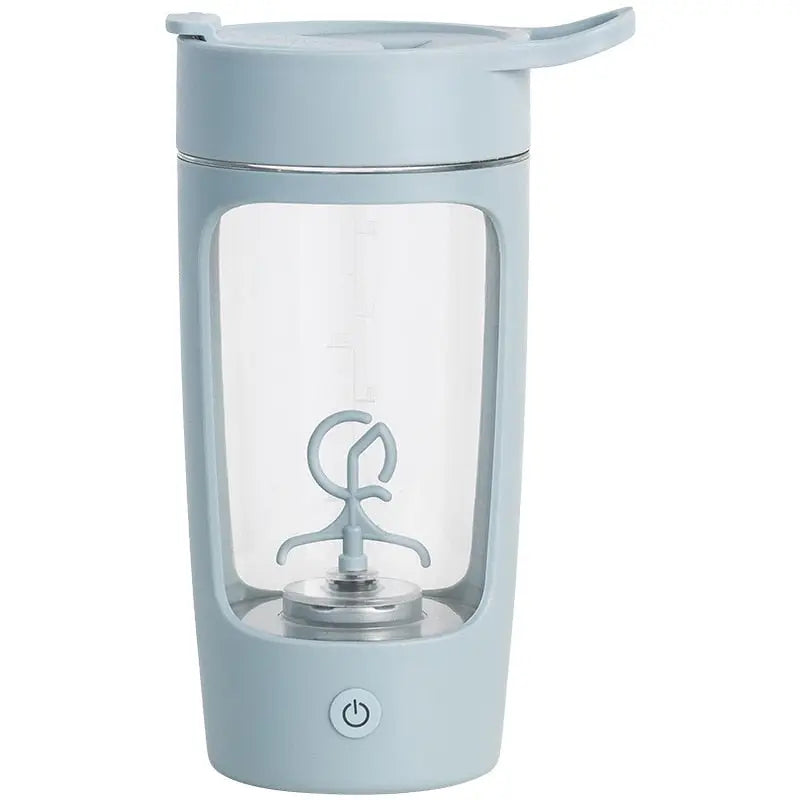 Electric Protein Shaker Bottle Blue