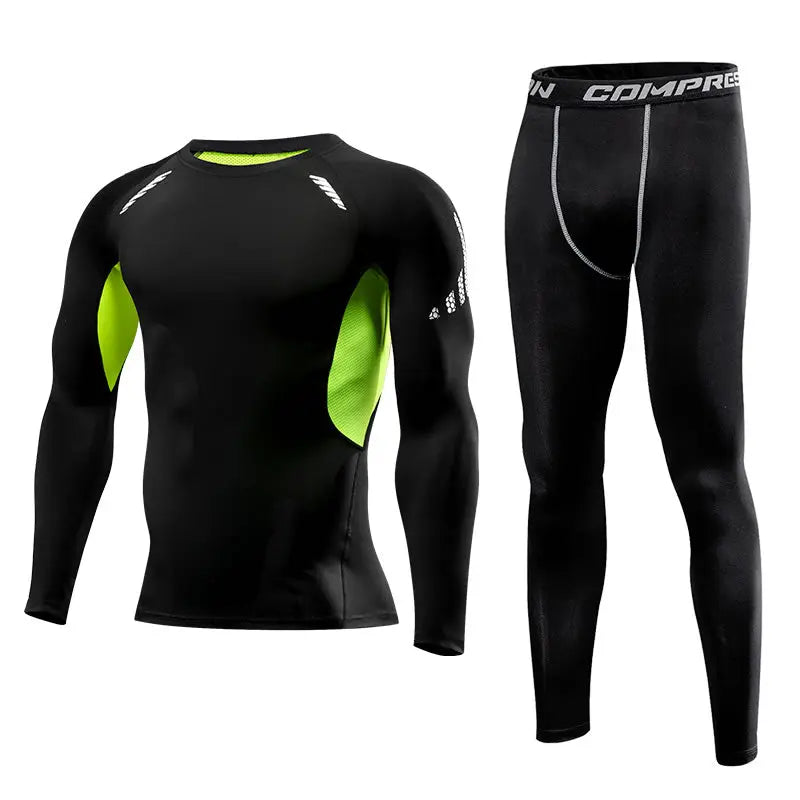 Fitness Compression Suits Running Set F