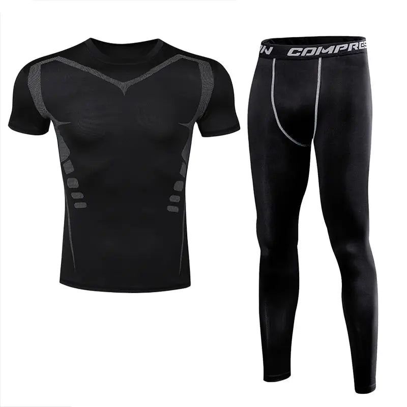 Fitness Compression Suits Running Set I