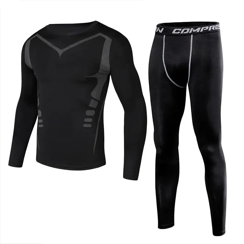 Fitness Compression Suits Running Set J