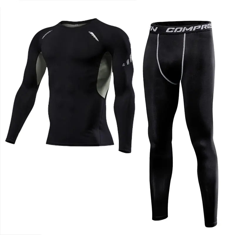 Fitness Compression Suits Running Set N