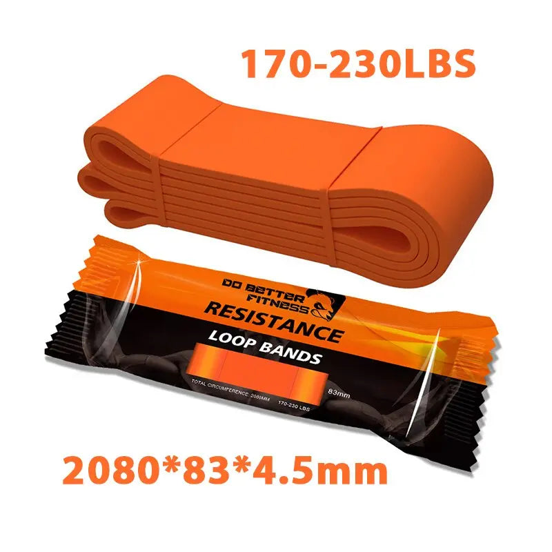 Fitness Pull Up Elastic Bands 230LB Orange
