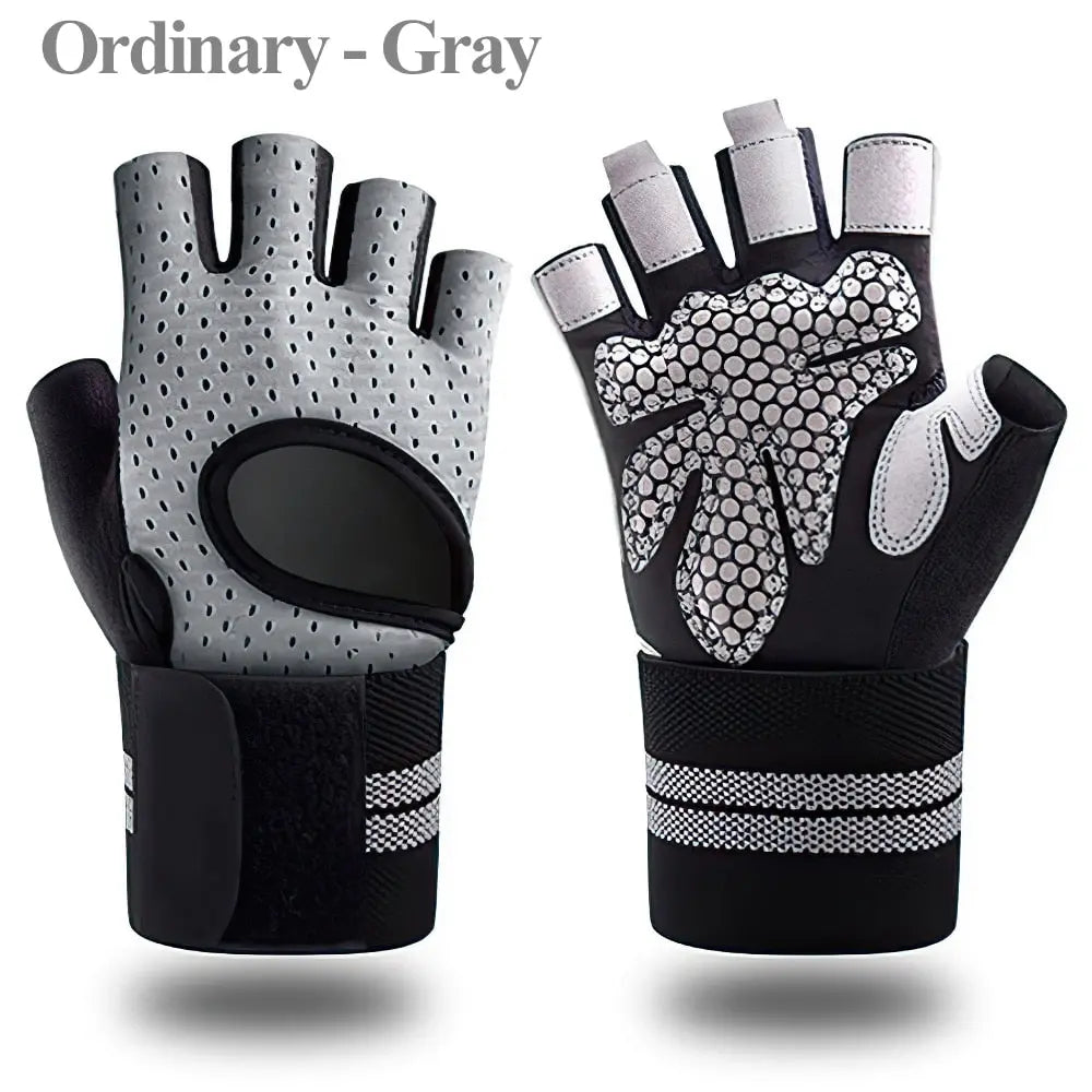 Fitness Weight Lifting Gloves ORDINARY-GRAY