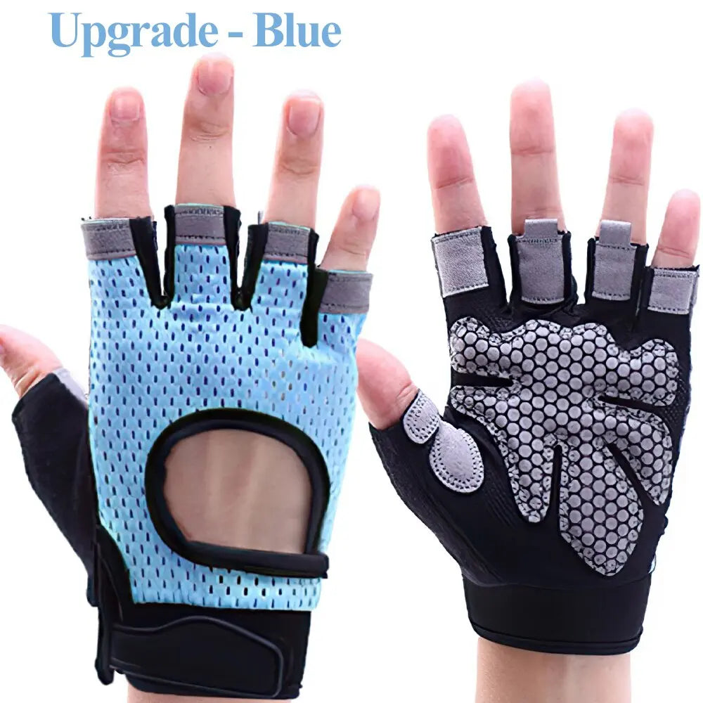 Fitness Weight Lifting Gloves upgrade-blue