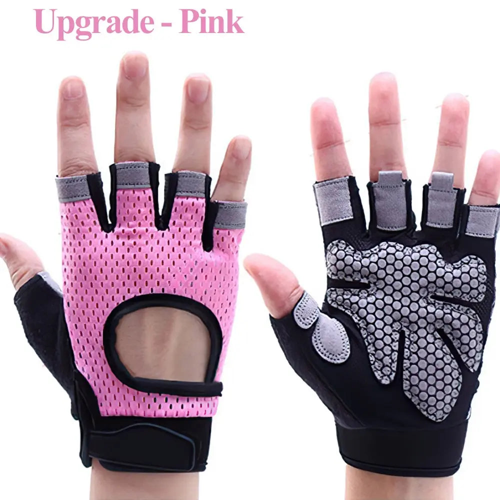 Fitness Weight Lifting Gloves upgrade-pink