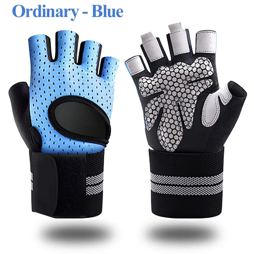 Fitness Weight Lifting Gloves ORDINARY-BLUE