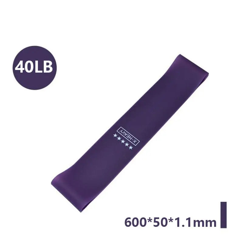 Gym Resistance Band Grape Purple 40LB