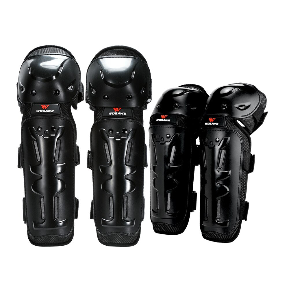 Bicycle MTB Protective Elbow Knee Pads ML311-HXHZ Set Free Size for Adults