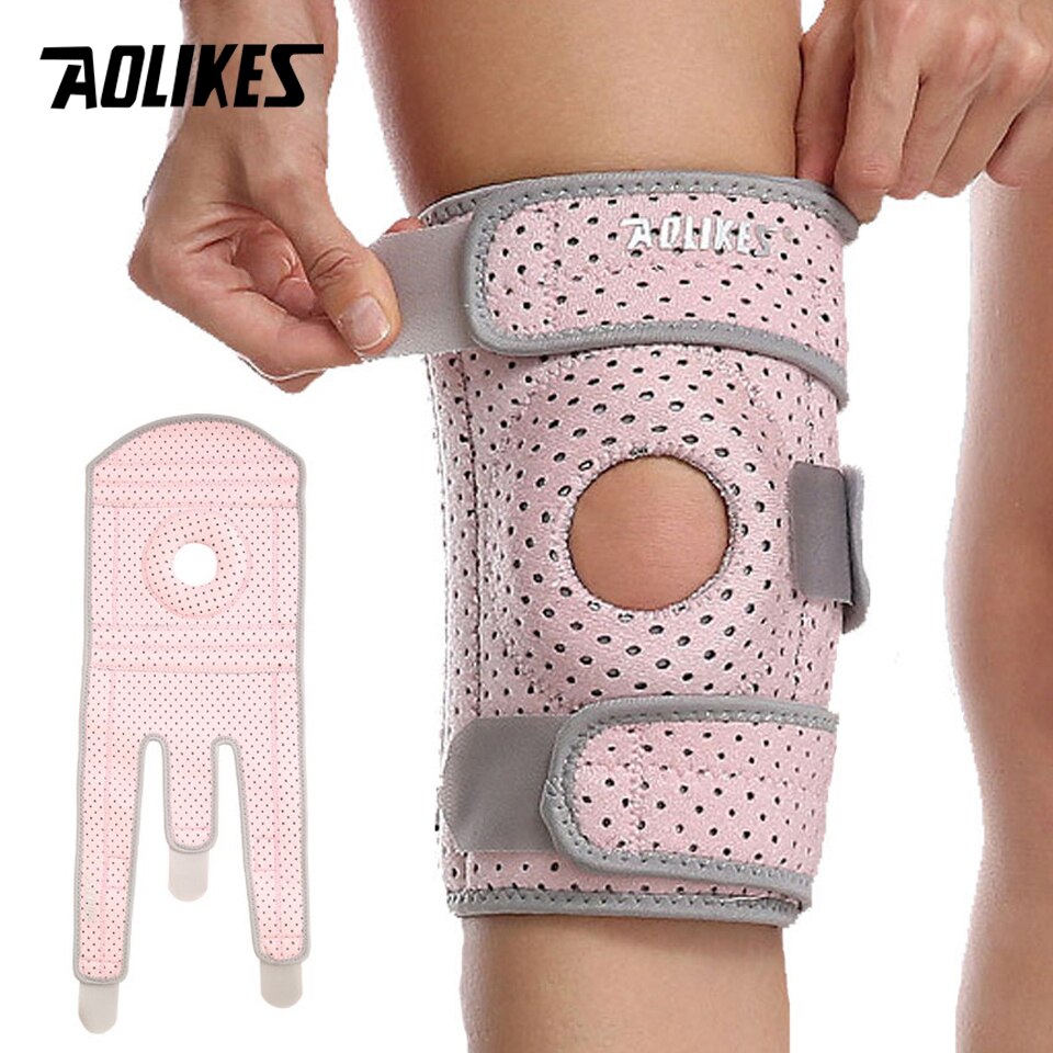 Adjustable Relieve Stress Knee Pad Pink