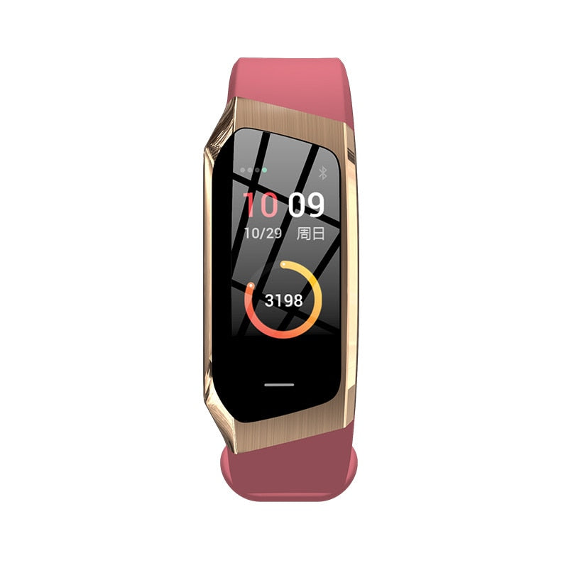E18 Waterproof Men Smart Watch Pink