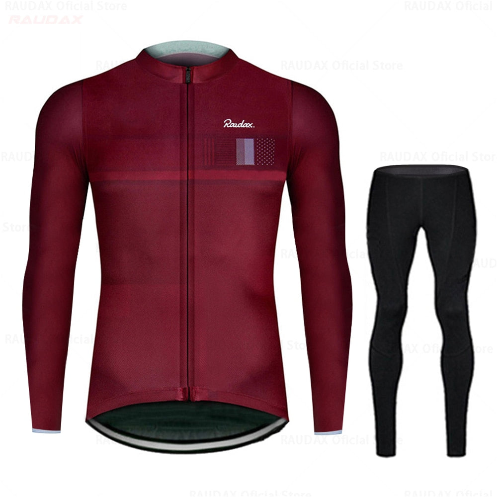 Men Long Sleeve Cycling Sets