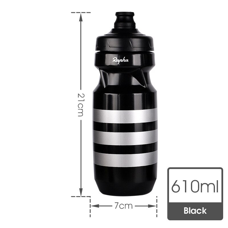 Ultralight Leak-proof PP Drink Bicycle Bottles black 610ml