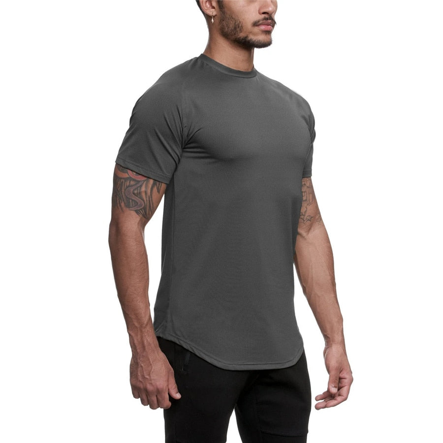 Camo Short Sleeve Workout Gym T-shirt