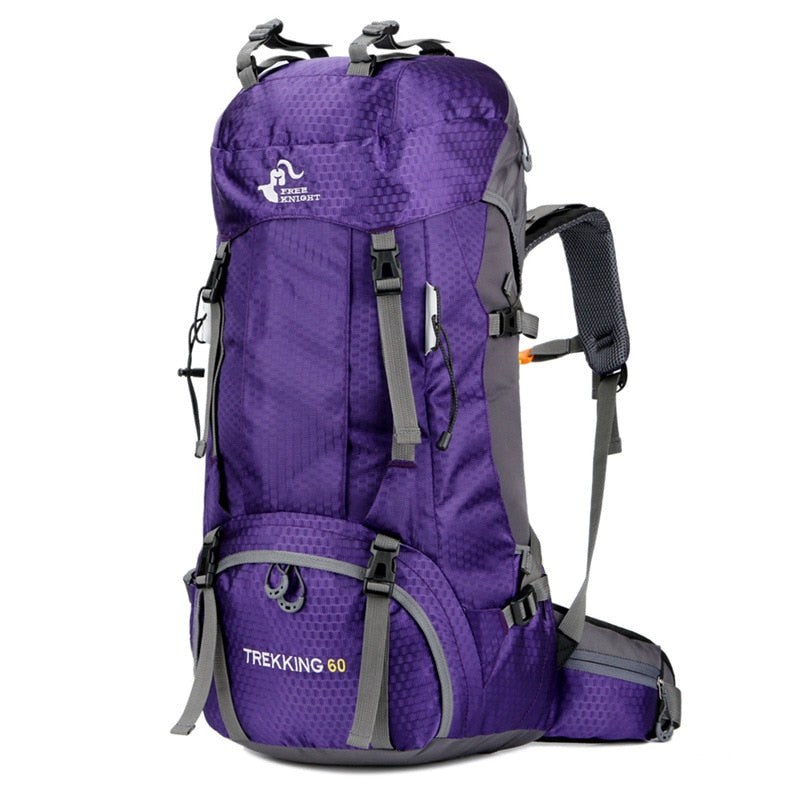 Waterproof Climbing Backpack Purple 50 - 70L