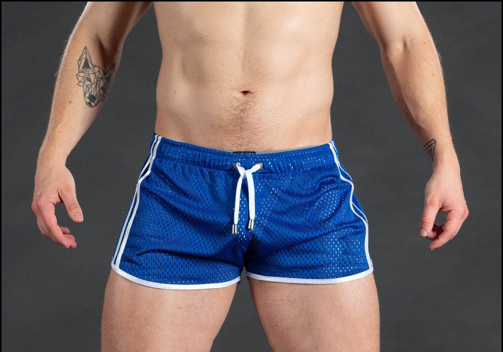 Mens Sport Running Shorts blue