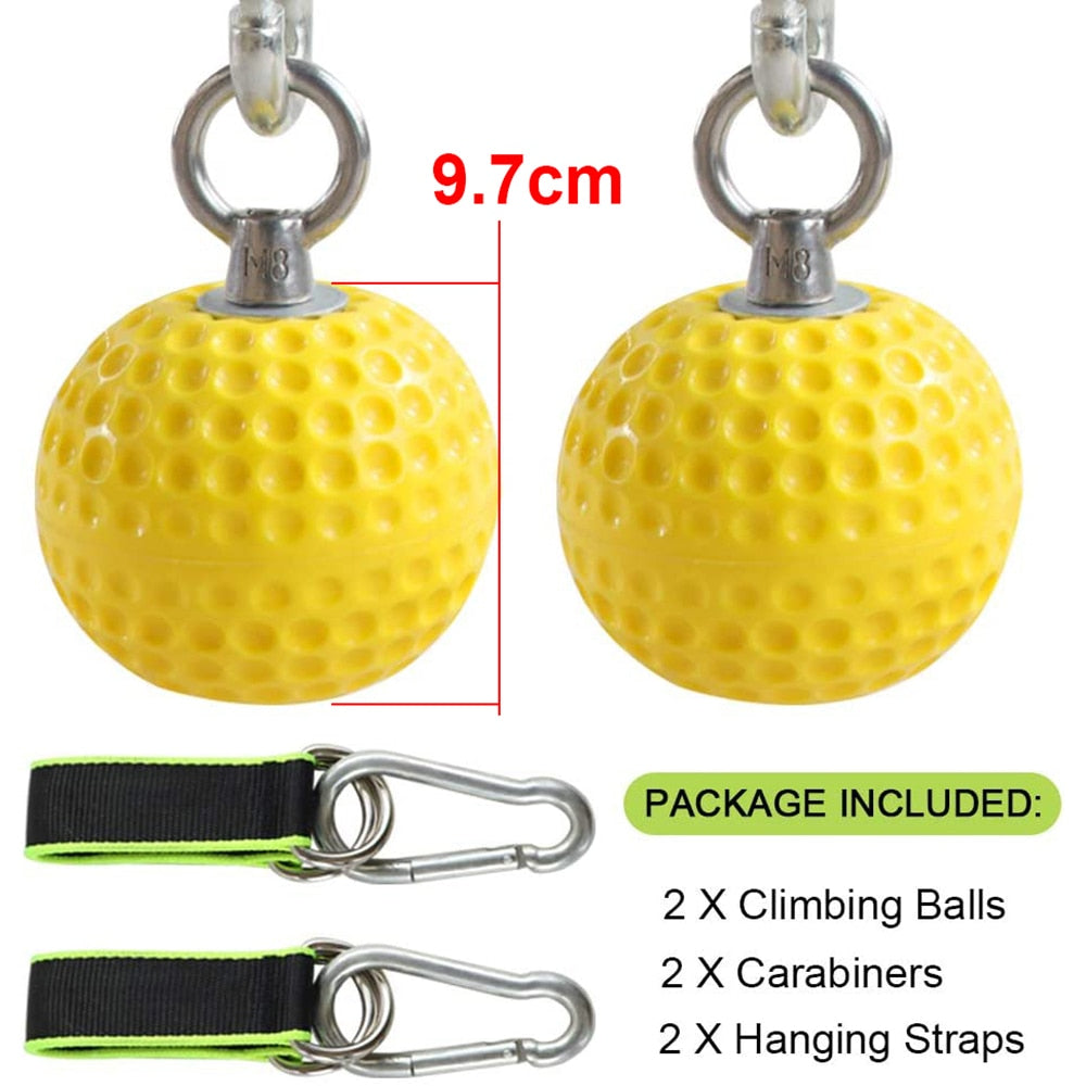 Gym Pull Up Cannonball Grip 9.7cm Pull Up Balls