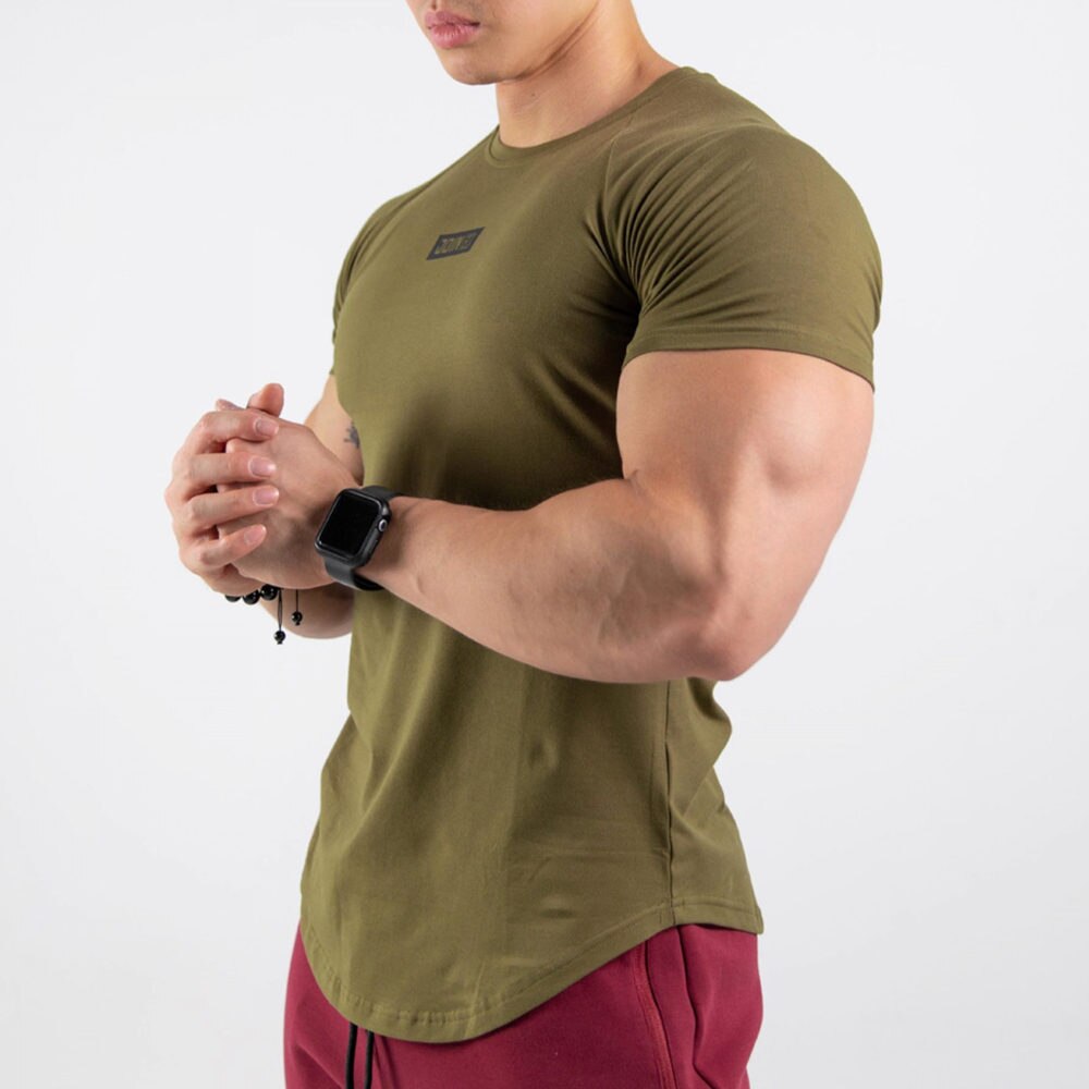 Fitness Bodybuilding Cotton Skinny Shirt