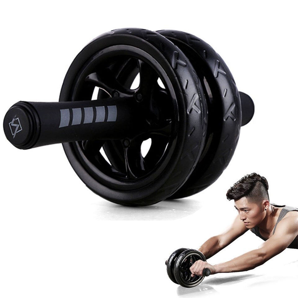 Abdominal Power Wheel Roller Black no mat