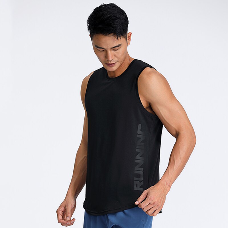 Men Gym Sleeveless Shirt MW1605-Black