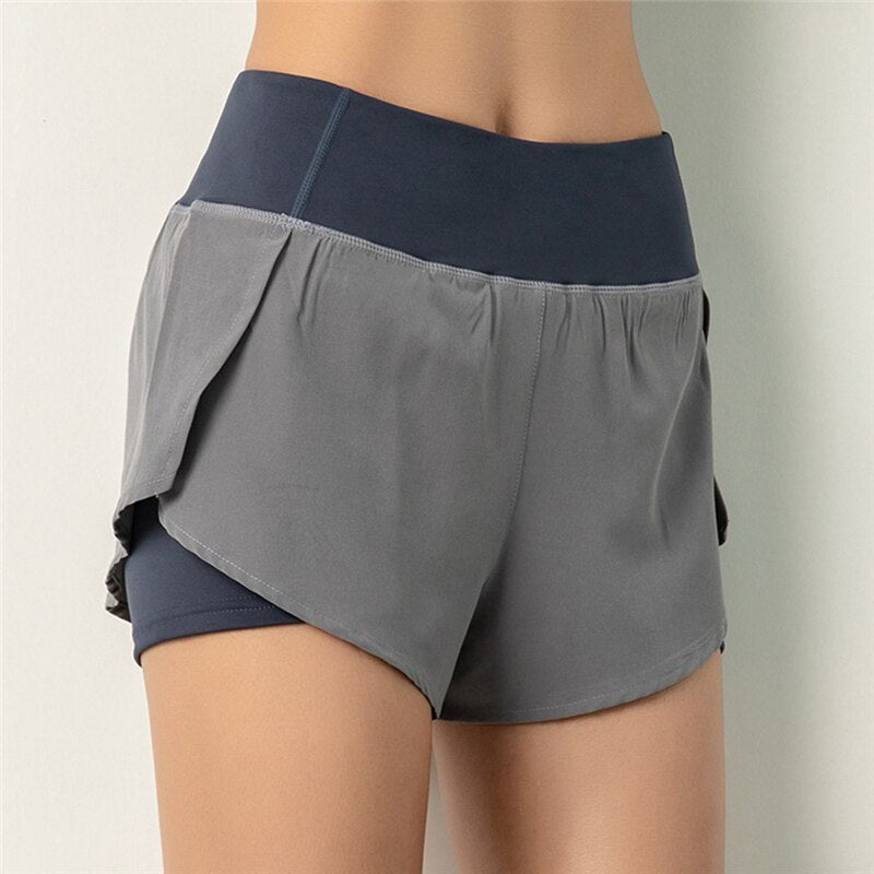 Women Side Pocket Top Spandex Gym Shorts - Body Fuelers