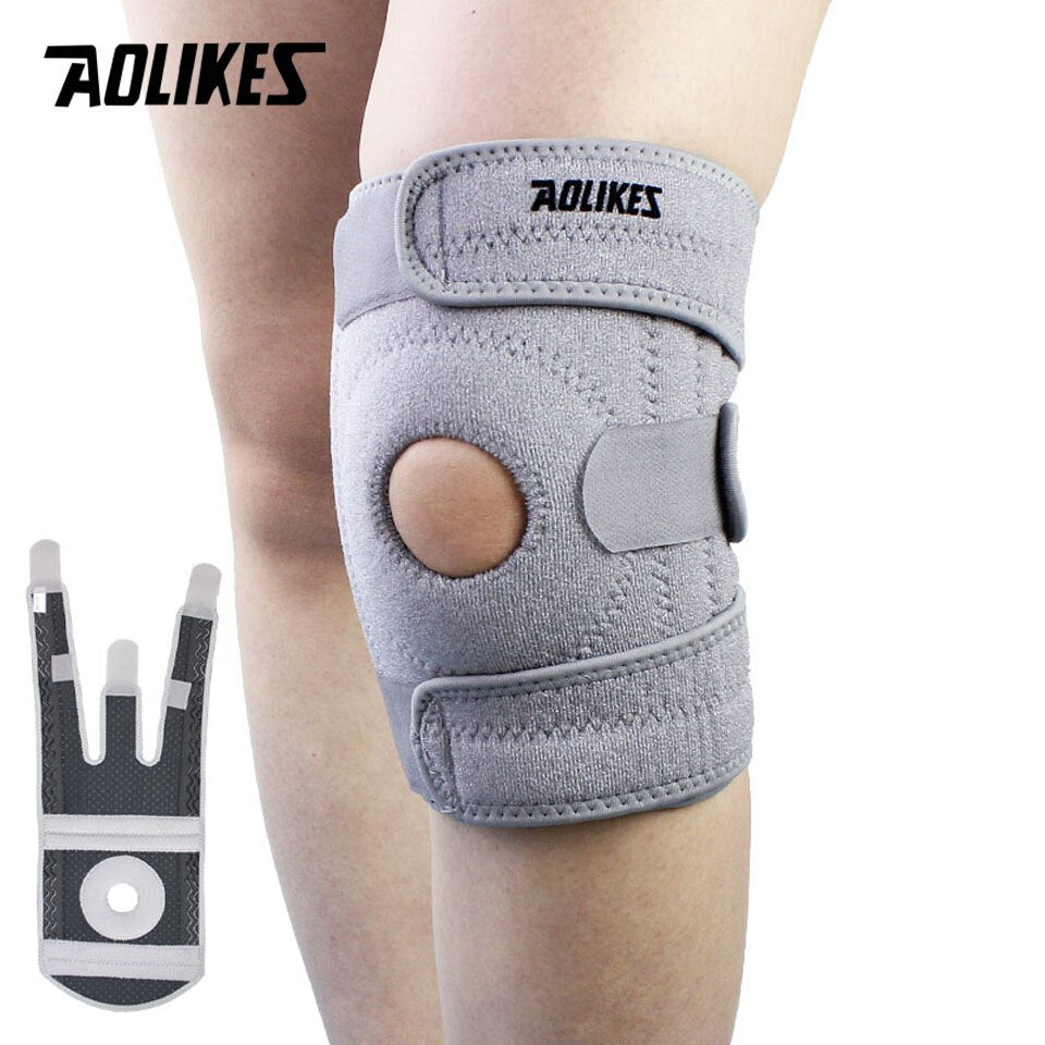 Adjustable Relieve Stress Knee Pad Gray