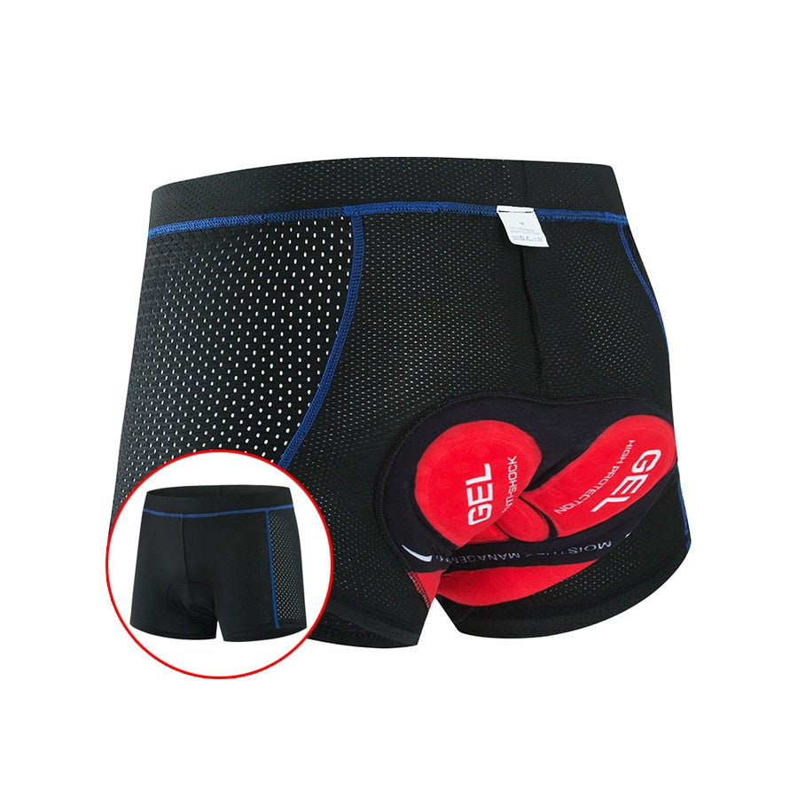 5D Padded Cycling Shorts Blue 2