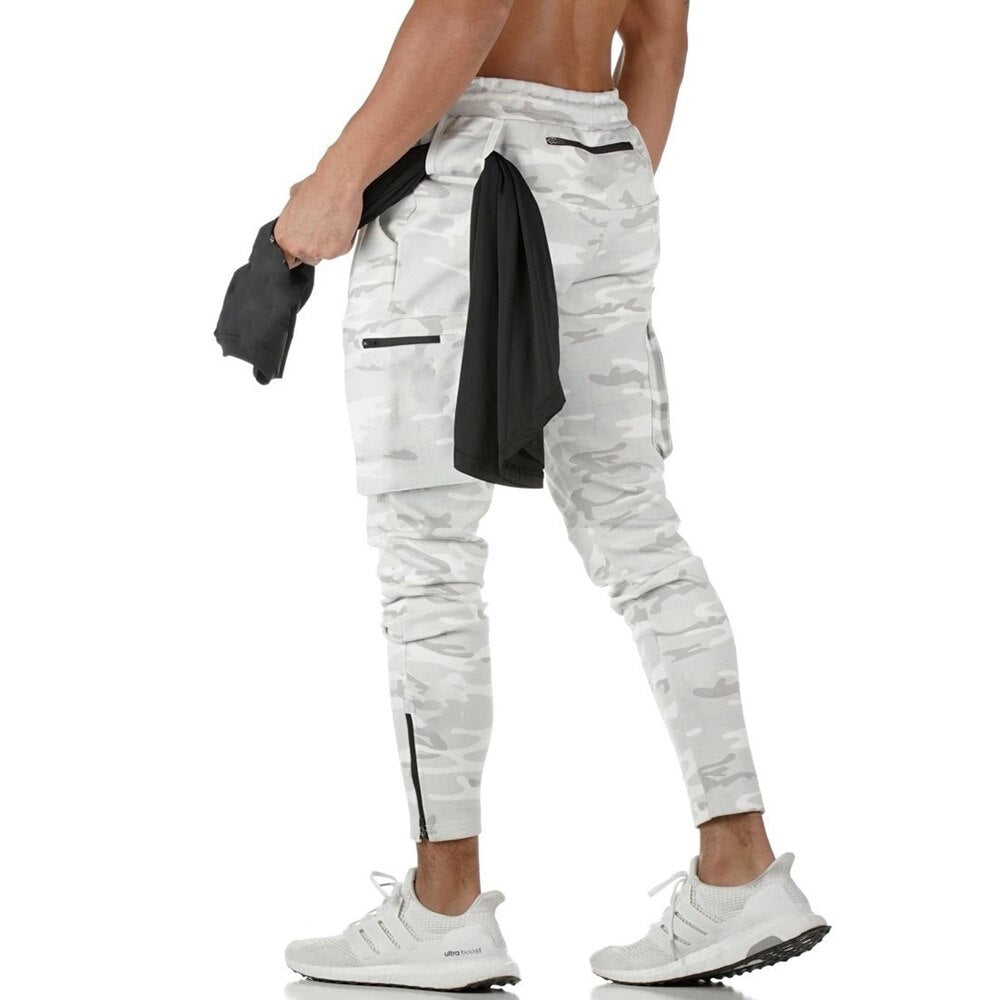 Men Multi-pocket Gym Track Pants