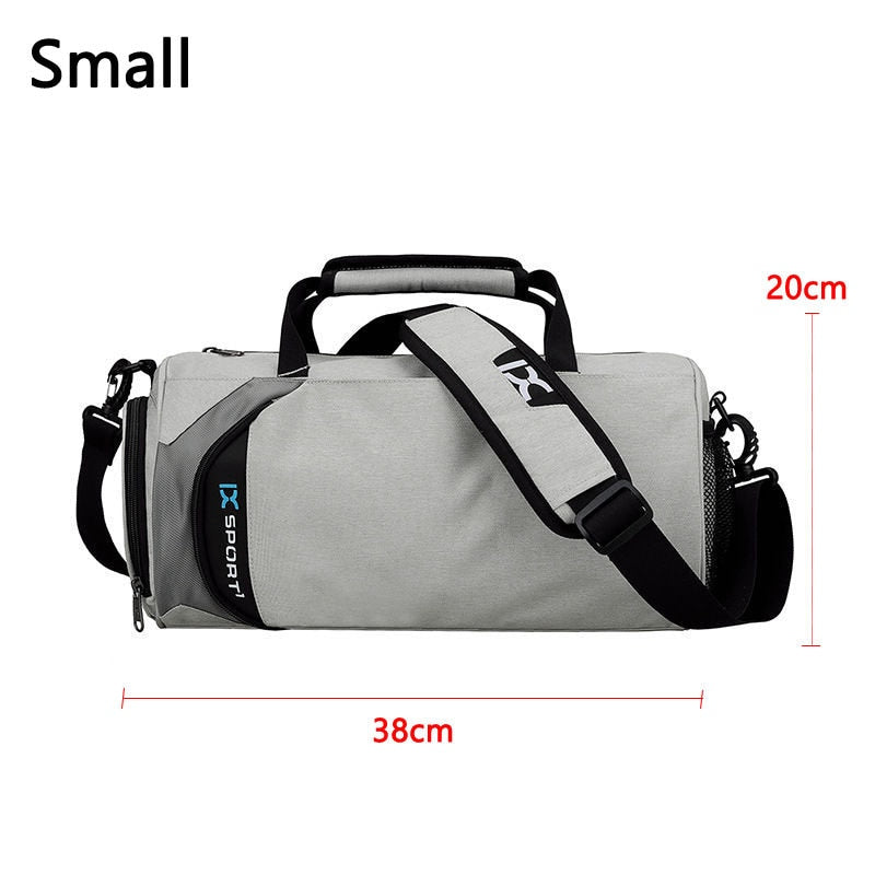 Men Gym Travel Sport Bags Grey Small