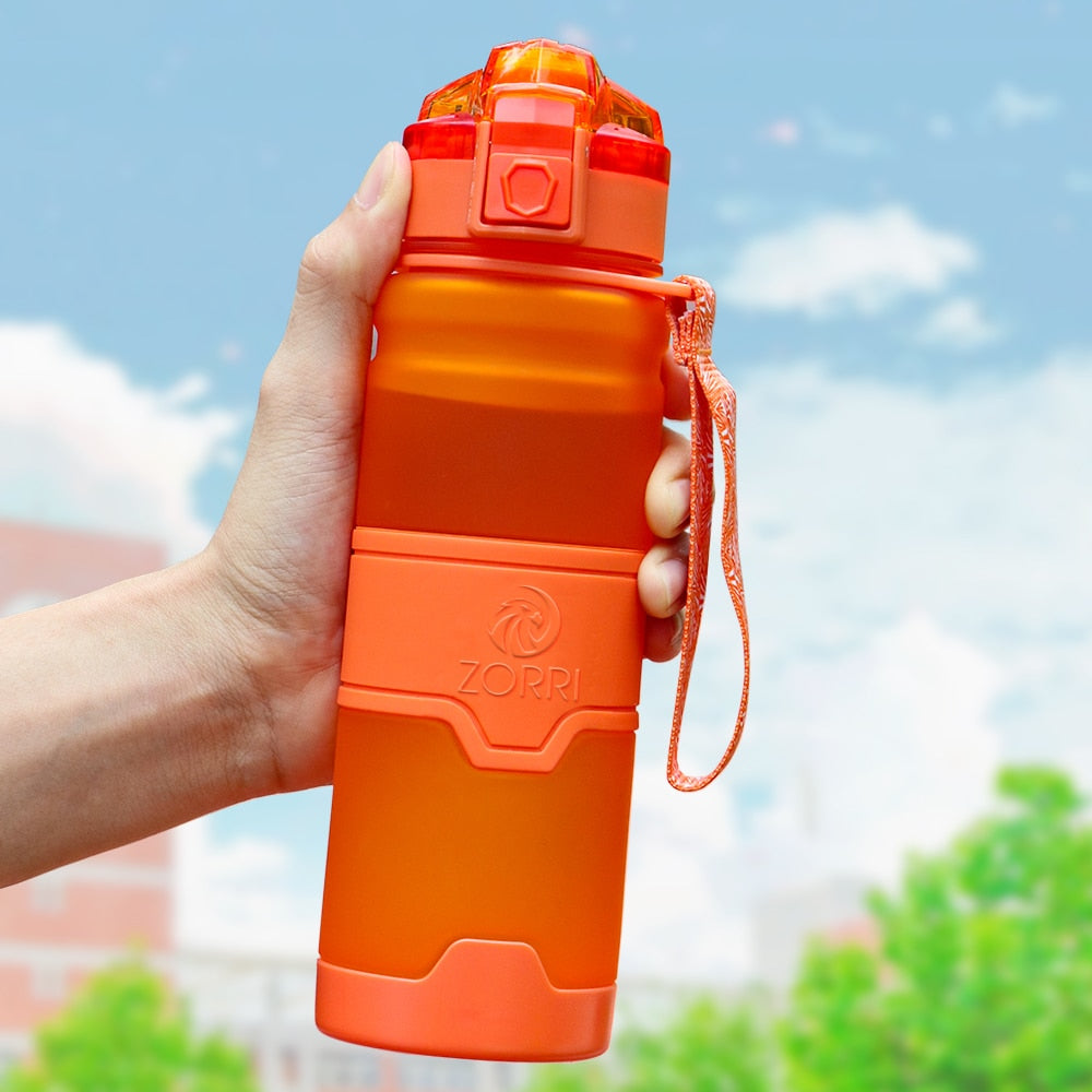 BPA Free Sports Water Bottle Orange