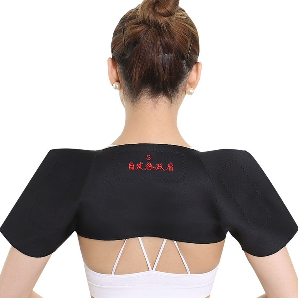 Magnetic Self-heating Shoulder Pad bLACK