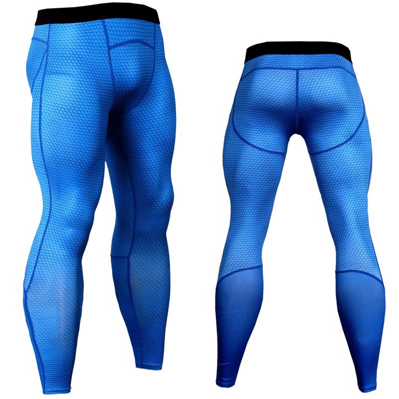 Mens Running Tight Sweatpants Blue