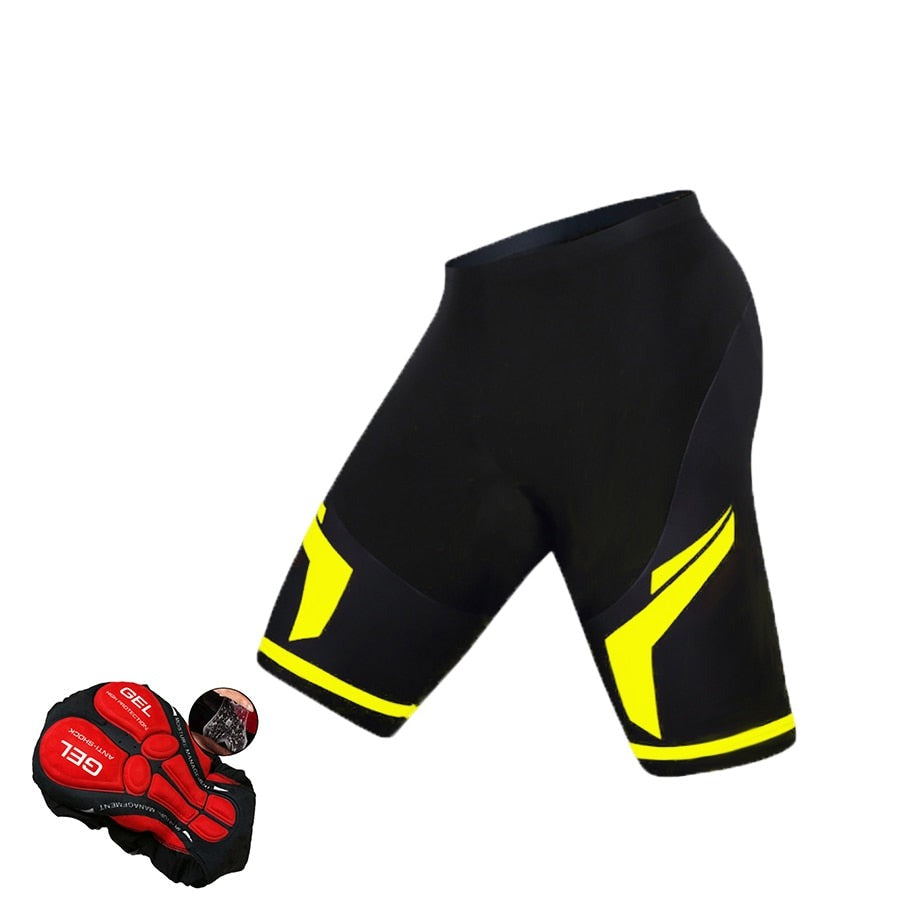 5D Padded Cycling Shorts Yellow