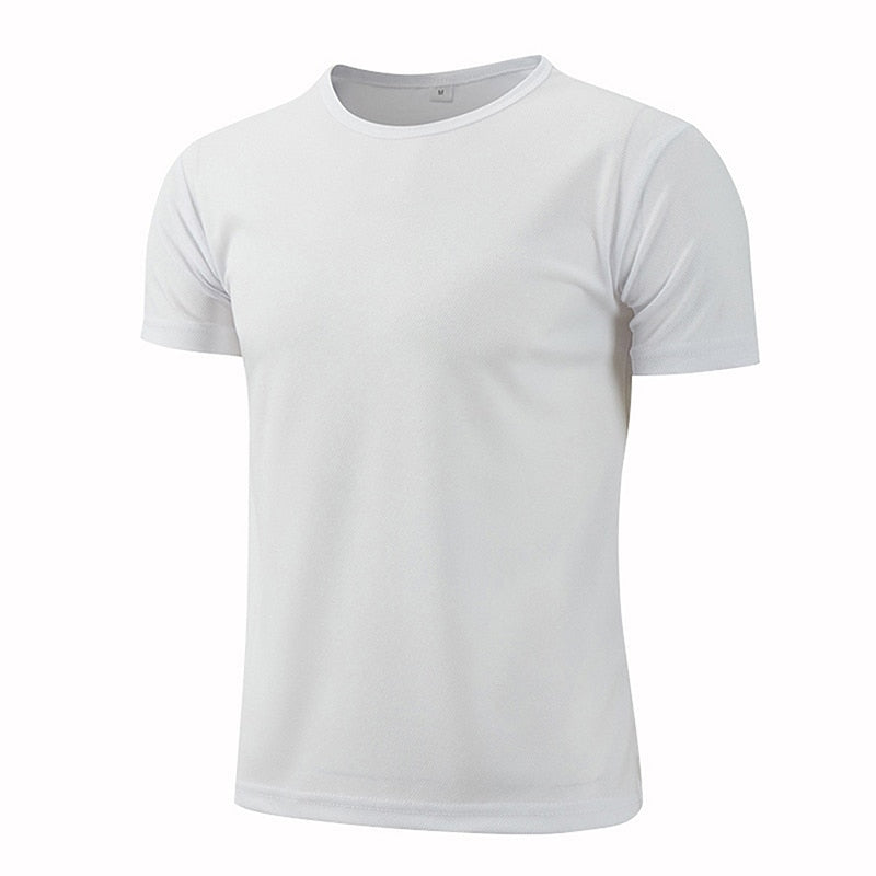 Quick-drying Round Neck Sport T-shirt White China|Pack of 1