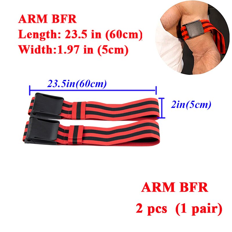 Gym Training BFR Occlusion Bands Arm BFR Red