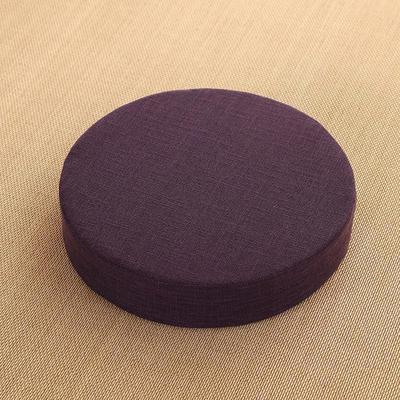 Yoga Meditation Cushion Backrest Pillow Deep purple 40x6cm