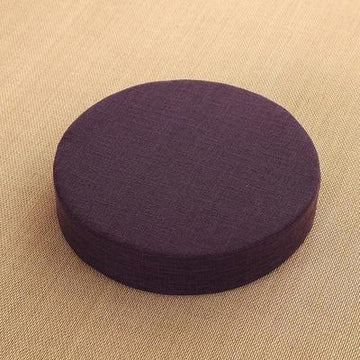 Yoga Meditation Cushion Backrest Pillow Deep purple 40x6cm