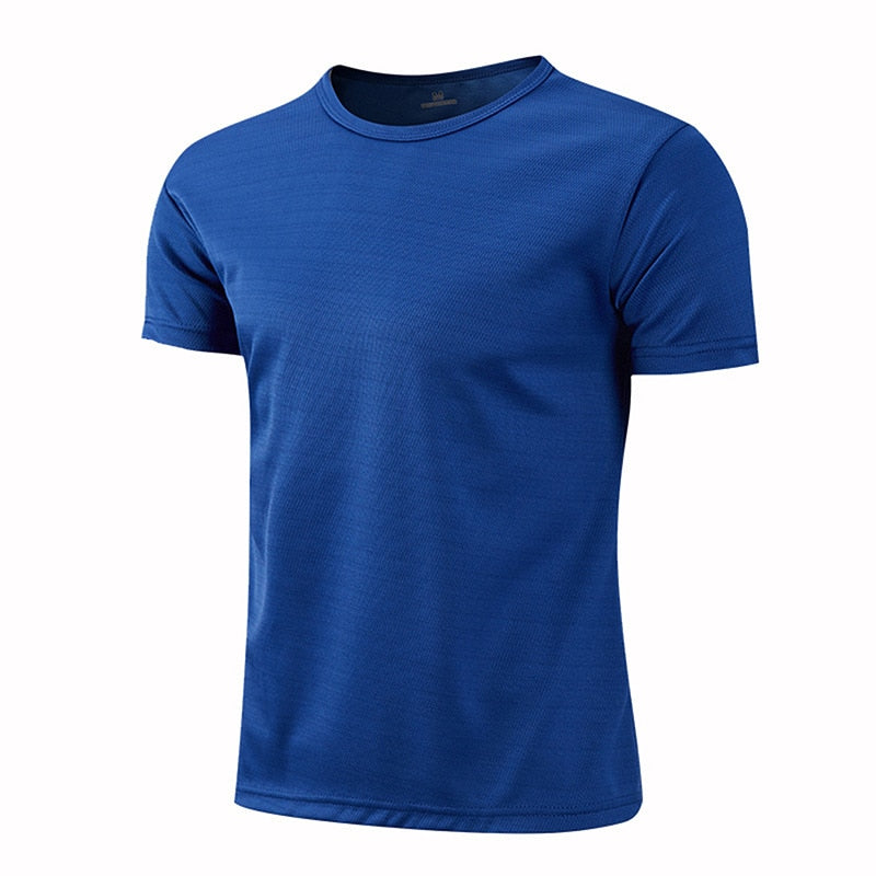 Quick-drying Round Neck Sport T-shirt Royal blue China|Pack of 1